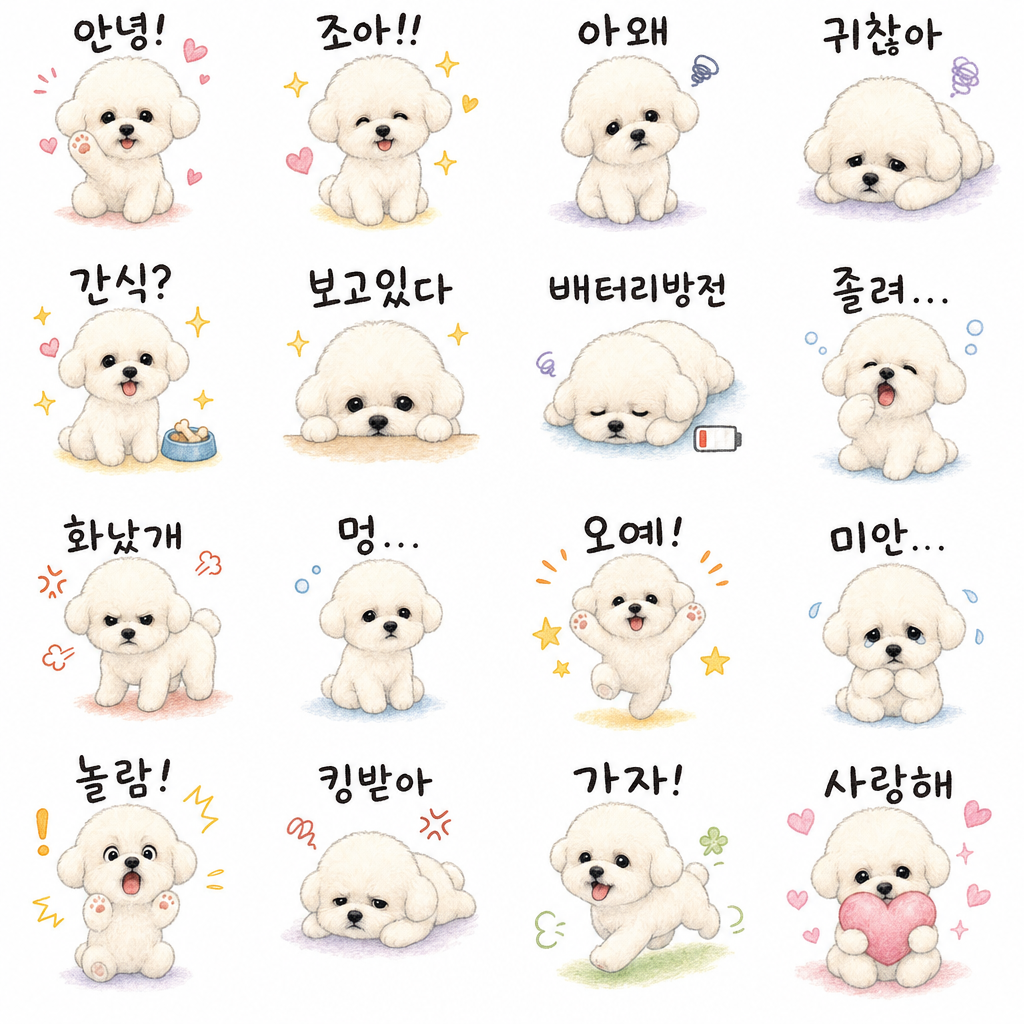 손그림 일러스트 샘플