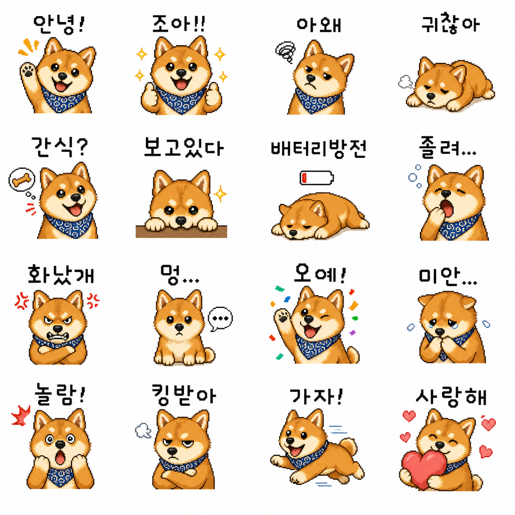 픽셀아트 샘플